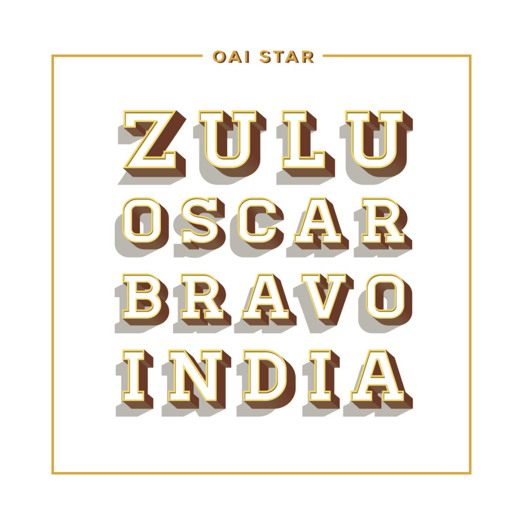 Pochette Zulu Oscar Bravo India - Oai Star